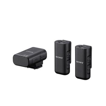 Micrófono Sony ECM-W3 inalámbrico para cámara digital con filtro antipop