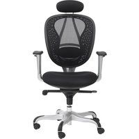 alphason blade aoc9699-m mesh tilting executive chair - black black