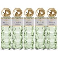 pack de 5 eau de parfum mujer saphir ancora 200ml