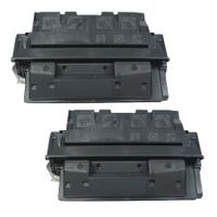 compatible multipack hp laserjet 4100n printer toner cartridges 2 pack -c8061a