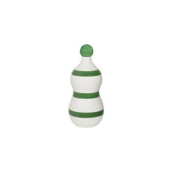 Lido - Botella De Cerámica Con Rayas Verde Azafrán