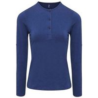 premier camiseta manga larga long john para mujer