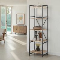 estanteria 475 x 345 x 1515cm madera industrial clara
