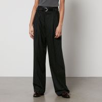 golden goose journey ws pinstriped wool-blend trousers - it 36uk4