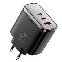 gan tech cargador usb pd de 3 puertos mensaje es-cd56 65w usb-a2 usb-c pd3230 qc203040 afc avs pps scp fcp ca