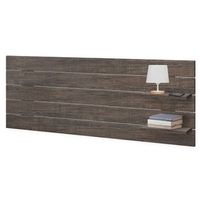 dhome cabecero con estantes de madera reciclada dm colgante pared estilo palet horizontal 145x46cm cama vintage nordico 145cm roble amazonas