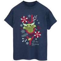 disney camiseta mandalorian joy to the galaxy para mujer