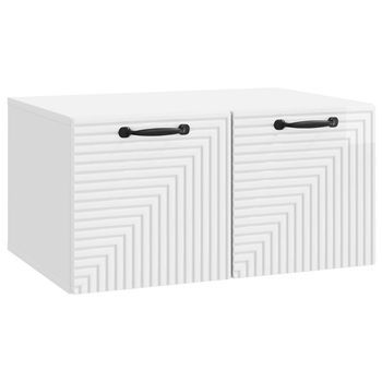 Mueble Para Tv De Pared Brillante 59,5 X 41 X 30 Cm Vidaxl