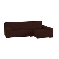 funda chaise longue elastica ulisescolor - marron posicion chaise longe - brazo derecho largo
