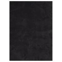 alfombra de pelo corto suave lavable huarte negro 200x280 cm vidaxl