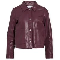 vila cazadora de cuero noos hellium jacket - fig para mujer
