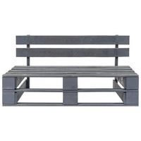 banco de pales para jardin  banco de exterior  silla de jardin madera gris