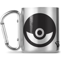 taza pokemon poke ball asa mosqueton aluminio 227 mls