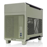 caja pc thermaltake tr100 mini tower verde mini-itx spcc sfx