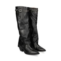 as98 botas con tacon mujer - negro talla 38