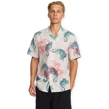 Revolution Camisa manga corta Cuban Shirt 3249 - Off White para hombre