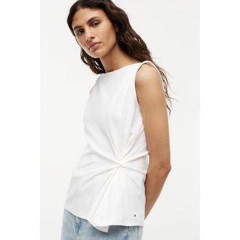 Tommy Hilfiger Blusa Ww0ww50972 Interlock Knot Slvls Top para mujer
