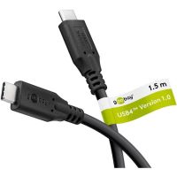 cable usb4 goobay 74192 15 m usb-c a usb-c 40 gbits negro