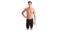 jammer arena de piel de serpiente negro para hombre