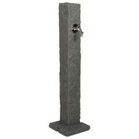 tanque de jardin gris antracita 26 x 26 x 98 cm pe vidaxl