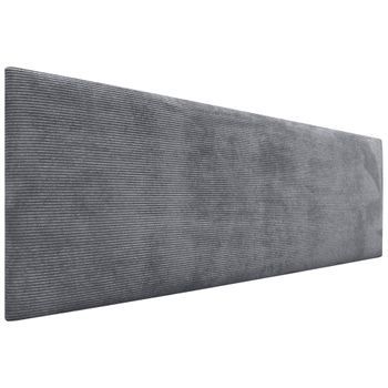 Dhome Cabecero De Pana Liso 145x50 Camas 120/135/140 - Gris Oscuro