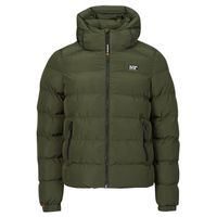 superdry abrigo de plumas hooded sports puffr jacket para hombre