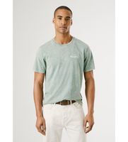 pepe jeans para hombre pm509960 camiseta terell verde xxl casual algodon manga corta