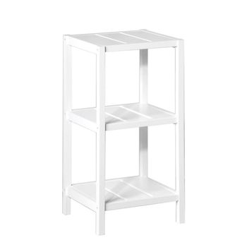 Estantería blanca de 3 estantes laminados de 78 cm
