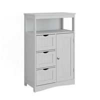 mueble midi bianco 56 x 865 cm con cajones vicco