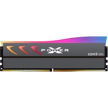 Memoria RAM Silicon Power SP016GXLWU60FFSK 16GB 1x16GB DDR5 6000MHz CL36 RGB Gris