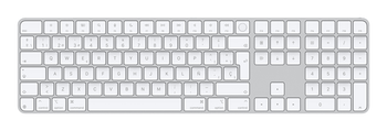 Magic Keyboard with Touch ID and Numeric Keypad for Mac models with Apple silicon - Spanish - White Keys