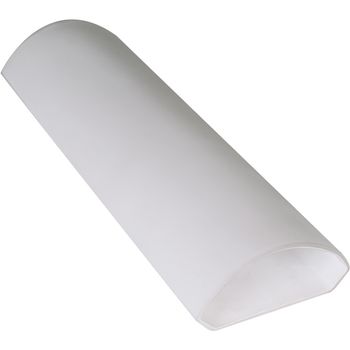 Cristal opalino blanco l.35xanc.11,5xalt.5cm para aplique