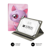 funda tablet 101 subblim trendy case cat