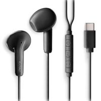 auriculares ngs cross glide con cable usb-c para dispositivos multiproposito con microfono negros