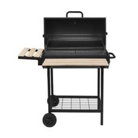 barbacoa de carbon y ahumador  red deco outdoor kentucky negro
