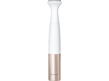 Afeitadora corporal - Panasonic ES-WM31-P301, Pilas, Cuchillas Hipoalergénicas, Seco y Mojado, Blanco