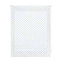 estor enrollable infantil - estor infantil tamano 130x180 - estor enrollable color blanco con estrellas turquesa  blindecor