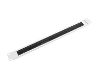 brush panel lanberg 1u gris 19