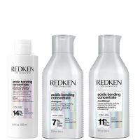 redken acidic bonding concentrate pre-treatment 190ml shampoo and conditioner 300ml bundle for damaged hair bundle