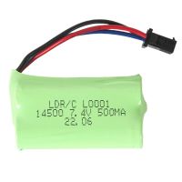 ldrc a86 a86p 118 rc coche de repuesto 74v 500mah bateria de li-ion 2s conector sm la0001 piezas de vehiculos de deriv