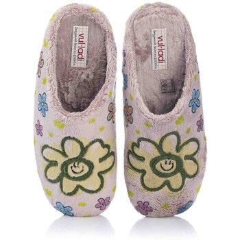 Vulladi Pantuflas Zapatilla casa - Margarita para mujer