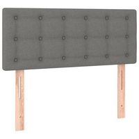 cabecero accesorio para dormir mueble de dormitorio 100 x 5 x 7888 cm tela gris oscuro tdl0203195