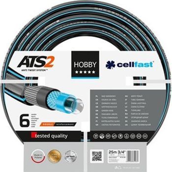 Manguera De Riego De 6 Capas Hobby Ats2 De 19 Mm X 25 M Cellfast