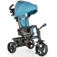 triciclo byox rapido con respaldo ajustable turquesa