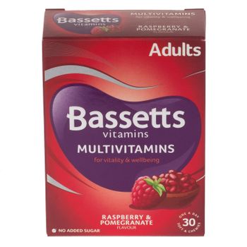 Bassetts Adult Multivitamins Raspberry & Pomegranate Flavour