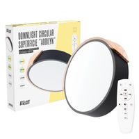 plafon led 18w 1800lm circular bicolor addilyn temperatura color ajustable 40000h