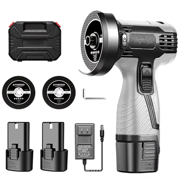 Mini Amoladora Angular Eléctrica Inalámbrica de 16.8V, Amoladora de Mano Recargable con Batería de Litio, Herramienta Eléctrica para Cortar y Pulir