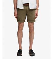 superdry para hombre m7110497a shorts utility verde oscuro 34 casual algodon