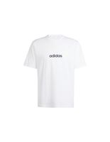camiseta adidas linerar single hombre blanconegro