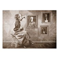 papel pintado 3d - real hipsters 150x105 cm